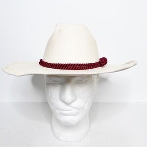 Alamo Hats White Cowboy Western Yellowstone Hat Size 6 3/4